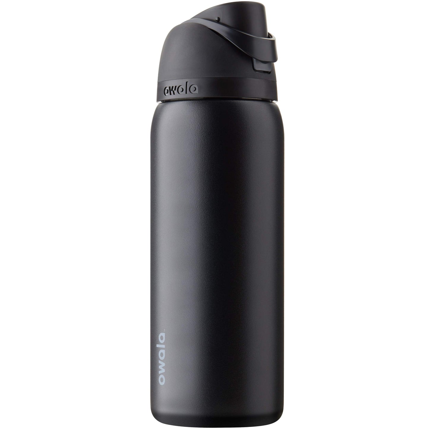 Owala FreeSip Insulated Stainless Steel Water Bottle with Straw, BPA-Free Sports Water Bottle, Great for Travel, 24 Oz, Black Cherry