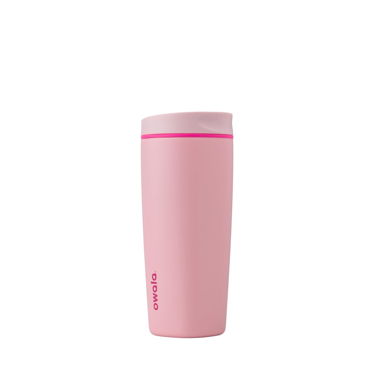 Owala SmoothSip Slider Stainless Steel Insulated Travel Mug with handle, 100% Leak Proof, For Hot and Cold Drinks, Travel Friendly with Sliding Lock Lid, 24 oz, BPA Free, Leak Proof, Cozy Cocoa