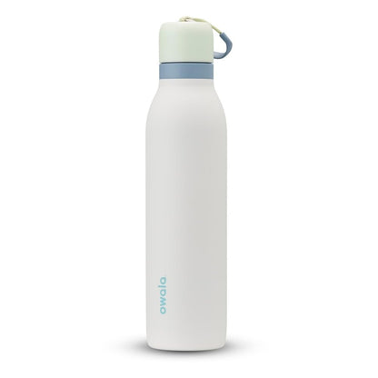 Owala FreeSip Twist Insulated Stainless Steel Water Bottle with Straw for Sports and Travel, BPA-Free, 24-oz, Black Cherry