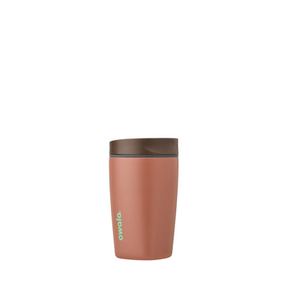 Owala SmoothSip Slider Insulated Stainless Steel Coffee Tumbler, Reusable Iced Coffee Cup, Hot Coffee Travel Mug, BPA Free 20 oz, In Bloom