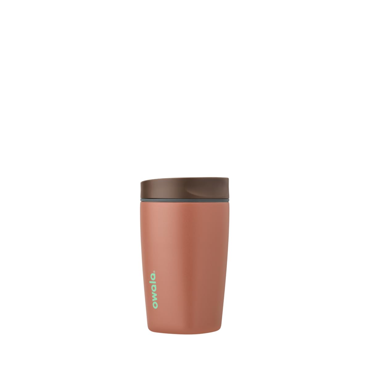 Owala SmoothSip Slider Stainless Steel Insulated Travel Mug with handle, 100% Leak Proof, For Hot and Cold Drinks, Travel Friendly with Sliding Lock Lid, 24 oz, BPA Free, Leak Proof, Cozy Cocoa