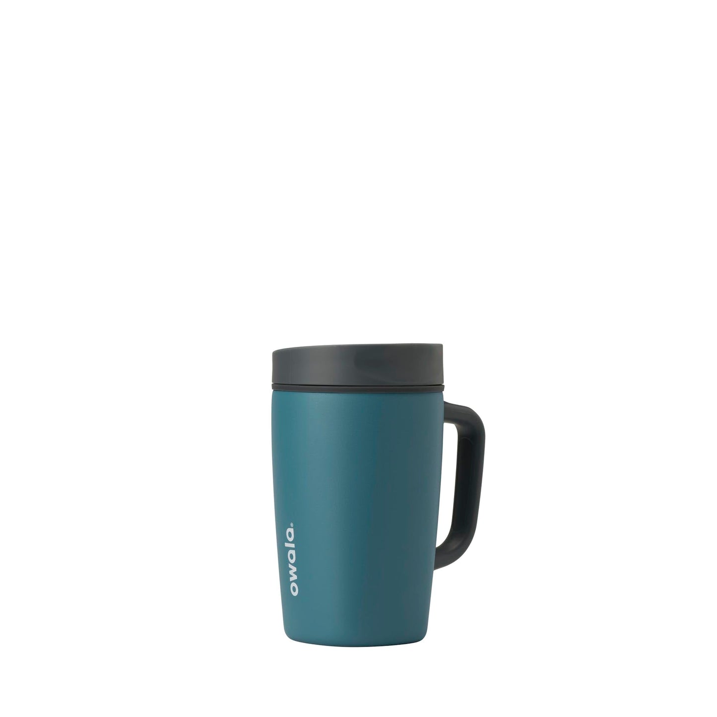 Owala SmoothSip Slider Stainless Steel Insulated Travel Mug with handle, 100% Leak Proof, For Hot and Cold Drinks, Travel Friendly with Sliding Lock Lid, 24 oz, BPA Free, Leak Proof, Cozy Cocoa