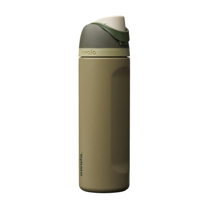 Owala FreeSip Insulated Stainless Steel Water Bottle with Straw, BPA-Free Sports Water Bottle, Great for Travel, 24 Oz, Very, Very Dark | Insulated, with Straw, for Sports, Travel, and School, BPA-Free