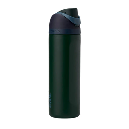 Owala FreeSip Insulated Stainless Steel Water Bottle with Straw, BPA-Free Sports Water Bottle, Great for Travel, 24 Oz, Black Cherry
