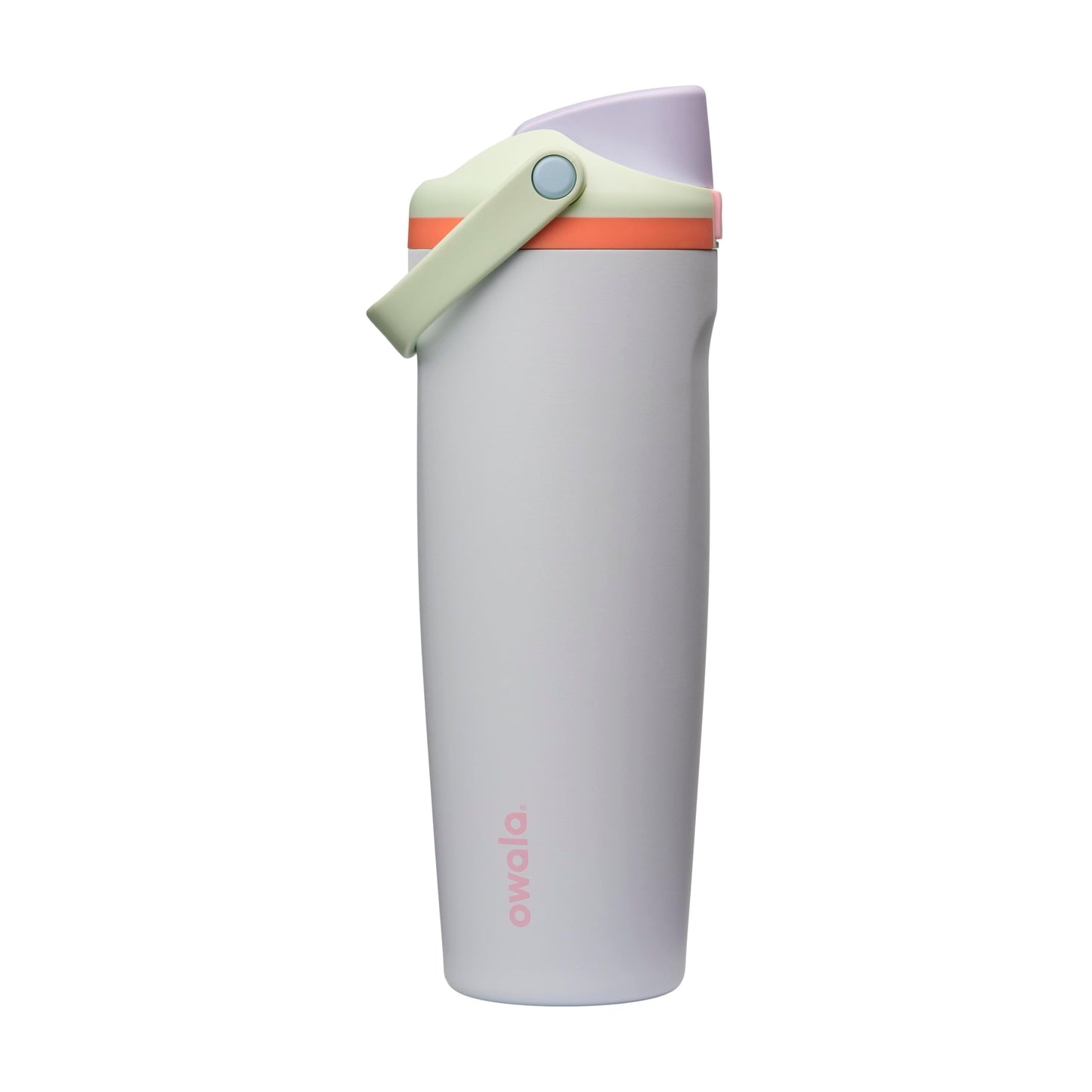 Owala FreeSip Sway Insulated Stainless Steel Water Bottle with Two-Way Spout, Built-In Straw and Bucket Handle, Made for Travel, School, and Sports, 30oz, BPA Free, Leak Proof, Foggy Tide