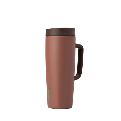 Owala SmoothSip Slider Insulated Stainless Steel Coffee Tumbler, Reusable Iced Coffee Cup, Hot Coffee Travel Mug, BPA Free 20 oz, In Bloom