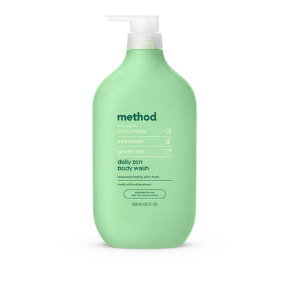 Method Body Wash, Sea + Surf, Paraben and Phthalate Free, 28 oz, (Pack of 1)