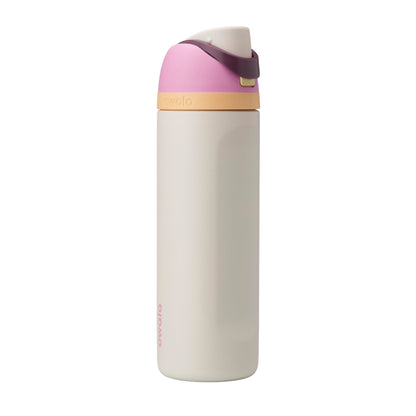 Owala FreeSip Insulated Stainless Steel Water Bottle with Straw, BPA-Free Sports Water Bottle, Great for Travel, 24 Oz, Very, Very Dark | Insulated, with Straw, for Sports, Travel, and School, BPA-Free
