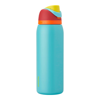 Owala FreeSip Insulated Stainless Steel Water Bottle with Straw, BPA-Free Sports Water Bottle, Great for Travel, 24 Oz, Very, Very Dark | Insulated, with Straw, for Sports, Travel, and School, BPA-Free