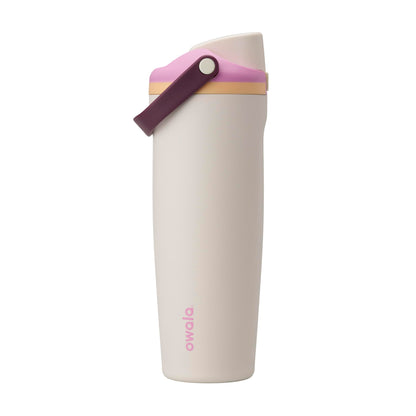 Owala FreeSip Sway Insulated Stainless Steel Water Bottle with Two-Way Spout, Built-In Straw and Bucket Handle, Made for Travel, School, and Sports, 30oz, BPA Free, Leak Proof, Foggy Tide