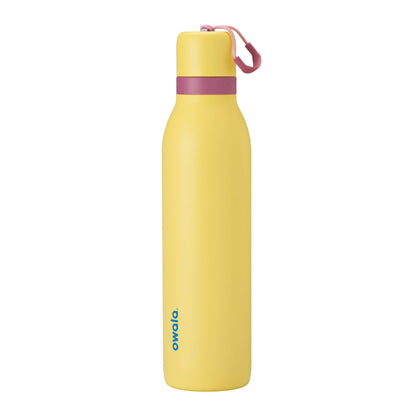 Owala FreeSip Twist Insulated Stainless Steel Water Bottle with Straw for Sports and Travel, BPA-Free, 24-oz, Black Cherry