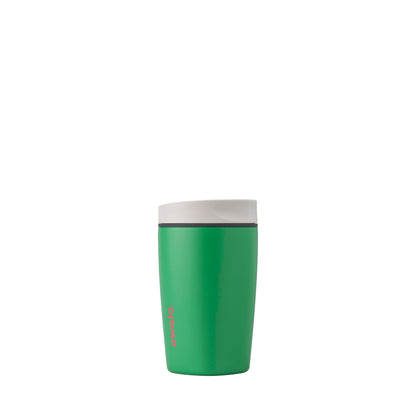Owala SmoothSip Slider Stainless Steel Insulated Travel Mug with handle, 100% Leak Proof, For Hot and Cold Drinks, Travel Friendly with Sliding Lock Lid, 24 oz, BPA Free, Leak Proof, Cozy Cocoa