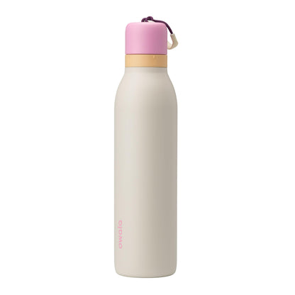 Owala FreeSip Twist Insulated Stainless Steel Water Bottle with Straw for Sports and Travel, BPA-Free, 24-oz, Black Cherry
