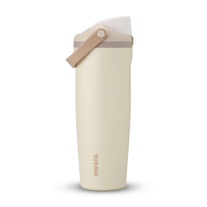 Owala FreeSip Sway Insulated Stainless Steel Water Bottle with Two-Way Spout, Built-In Straw and Bucket Handle, Made for Travel, School, and Sports, 30oz, BPA Free, Leak Proof, Foggy Tide
