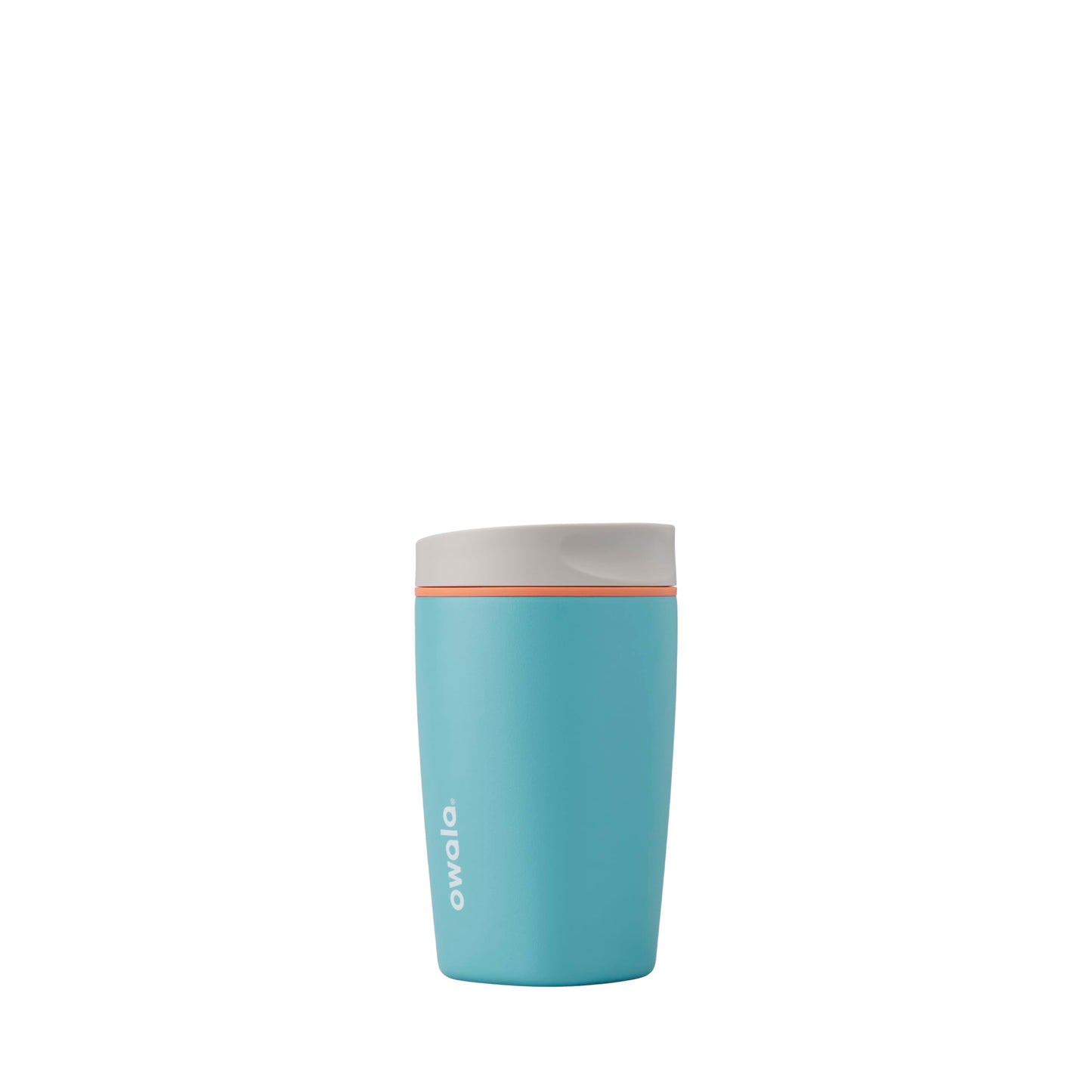 Owala SmoothSip Slider Stainless Steel Insulated Travel Mug with handle, 100% Leak Proof, For Hot and Cold Drinks, Travel Friendly with Sliding Lock Lid, 24 oz, BPA Free, Leak Proof, Cozy Cocoa