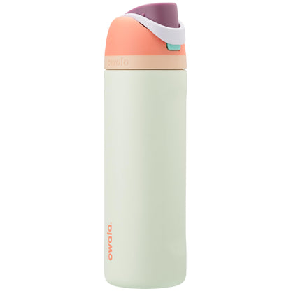 Owala FreeSip Insulated Stainless Steel Water Bottle with Straw, BPA-Free Sports Water Bottle, Great for Travel, 24 Oz, Black Cherry