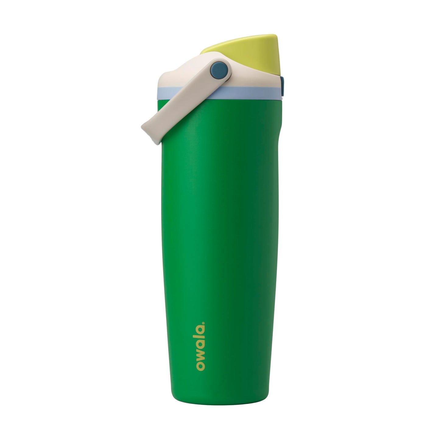 Owala FreeSip Sway Insulated Stainless Steel Water Bottle with Two-Way Spout, Built-In Straw and Bucket Handle, Made for Travel, School, and Sports, 40oz, BPA Free, Leak Proof, Putting Green