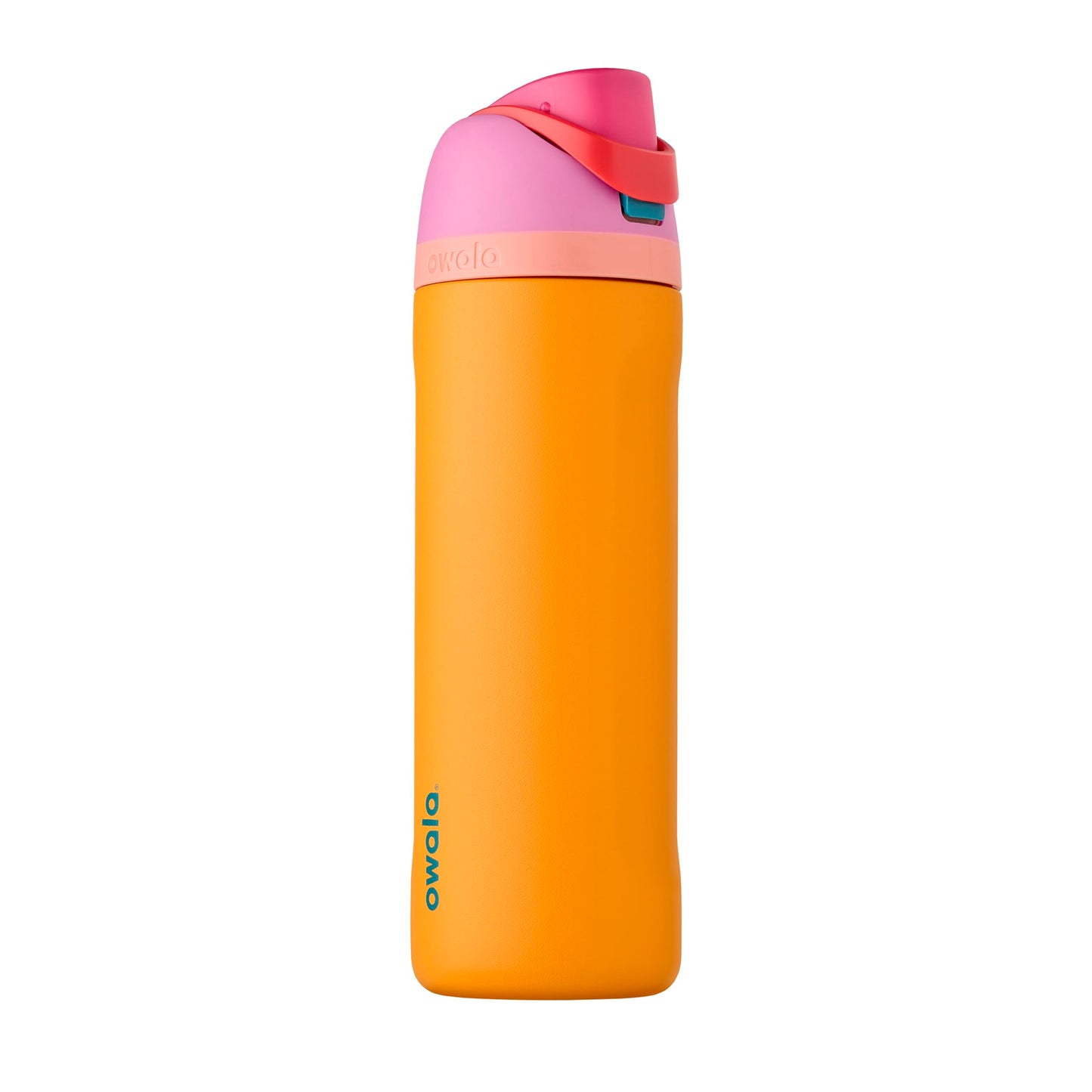 Owala FreeSip Insulated Stainless Steel Water Bottle with Straw, BPA-Free Sports Water Bottle, Great for Travel, 24 Oz, Black Cherry