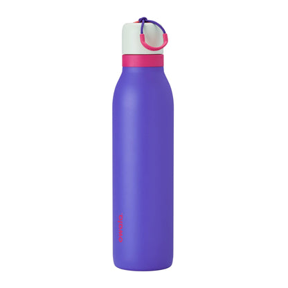 Owala FreeSip Twist Insulated Stainless Steel Water Bottle with Straw for Sports and Travel, BPA-Free, 24-oz, Black Cherry