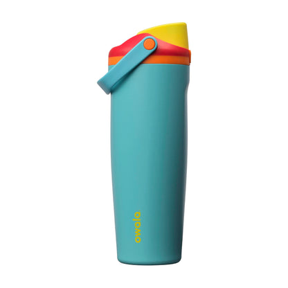 Owala FreeSip Sway Insulated Stainless Steel Water Bottle with Two-Way Spout, Built-In Straw and Bucket Handle, Made for Travel, School, and Sports, 40oz, BPA Free, Leak Proof, Putting Green