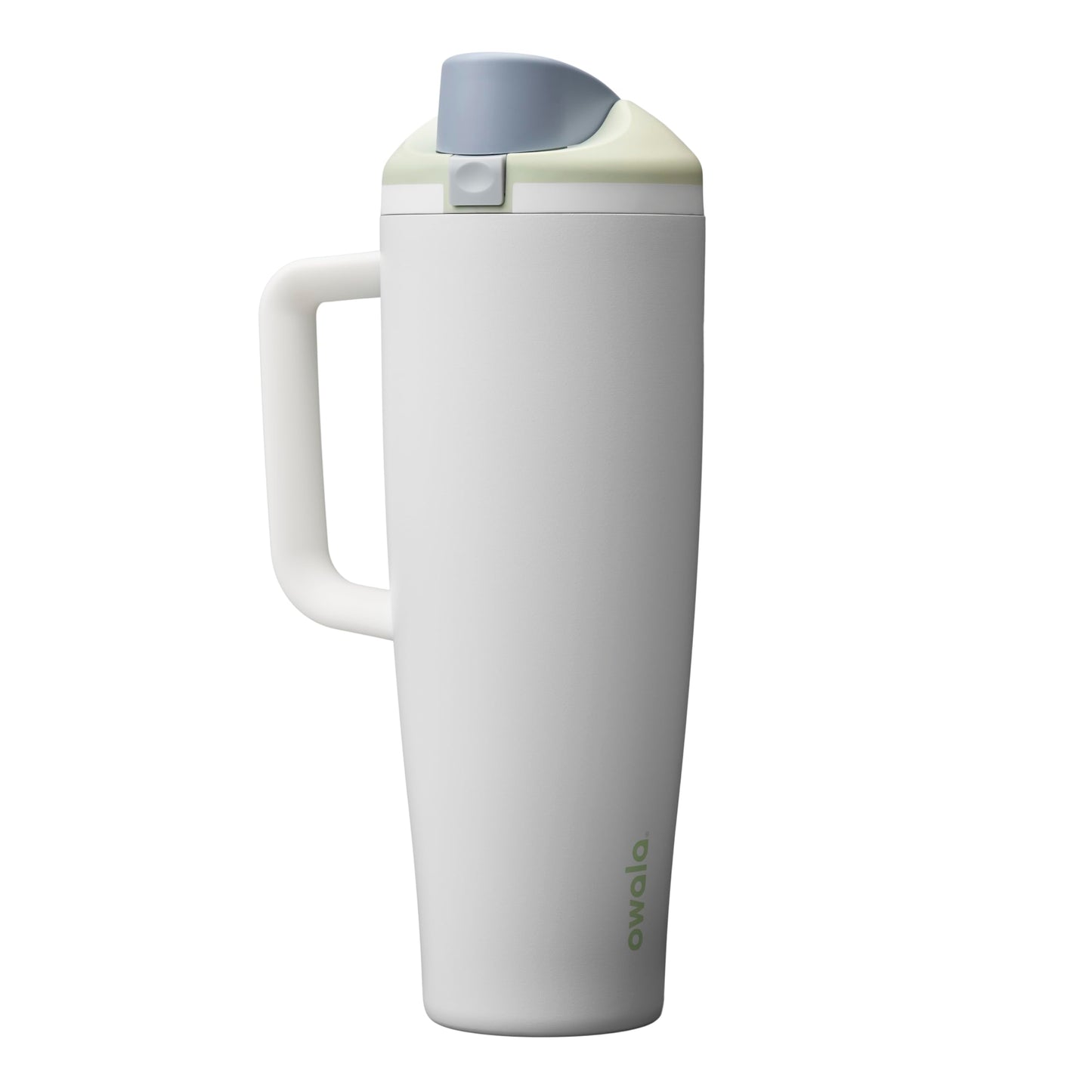 Owala FreeSip Tumbler Insulated Stainless Steel Water Bottle with Built-in Straw and Side Handle, For Travel, Work, School, and Sports, 40oz, BPA Free, Leak Proof, Foggy Tide