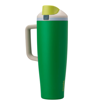 Owala FreeSip Tumbler Insulated Stainless Steel Water Bottle with Built-in Straw and Side Handle, For Travel, Work, School, and Sports, 40oz, BPA Free, Leak Proof, Foggy Tide
