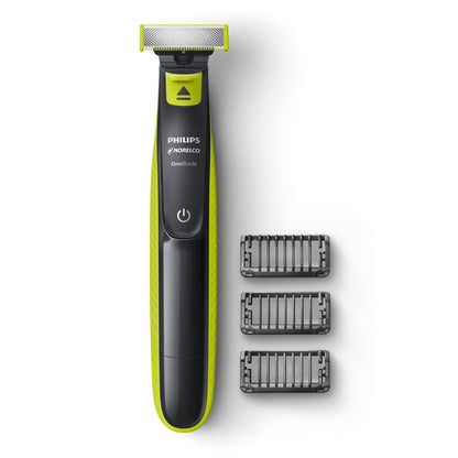 Norelco Philips OneBlade 360 Hybrid Face, Electric Beard Trimmer and Shaver, with 360 Blade Technology, 1x 360 Blade for Face, 5in1 Adjustable Comb, Model QP2724/90