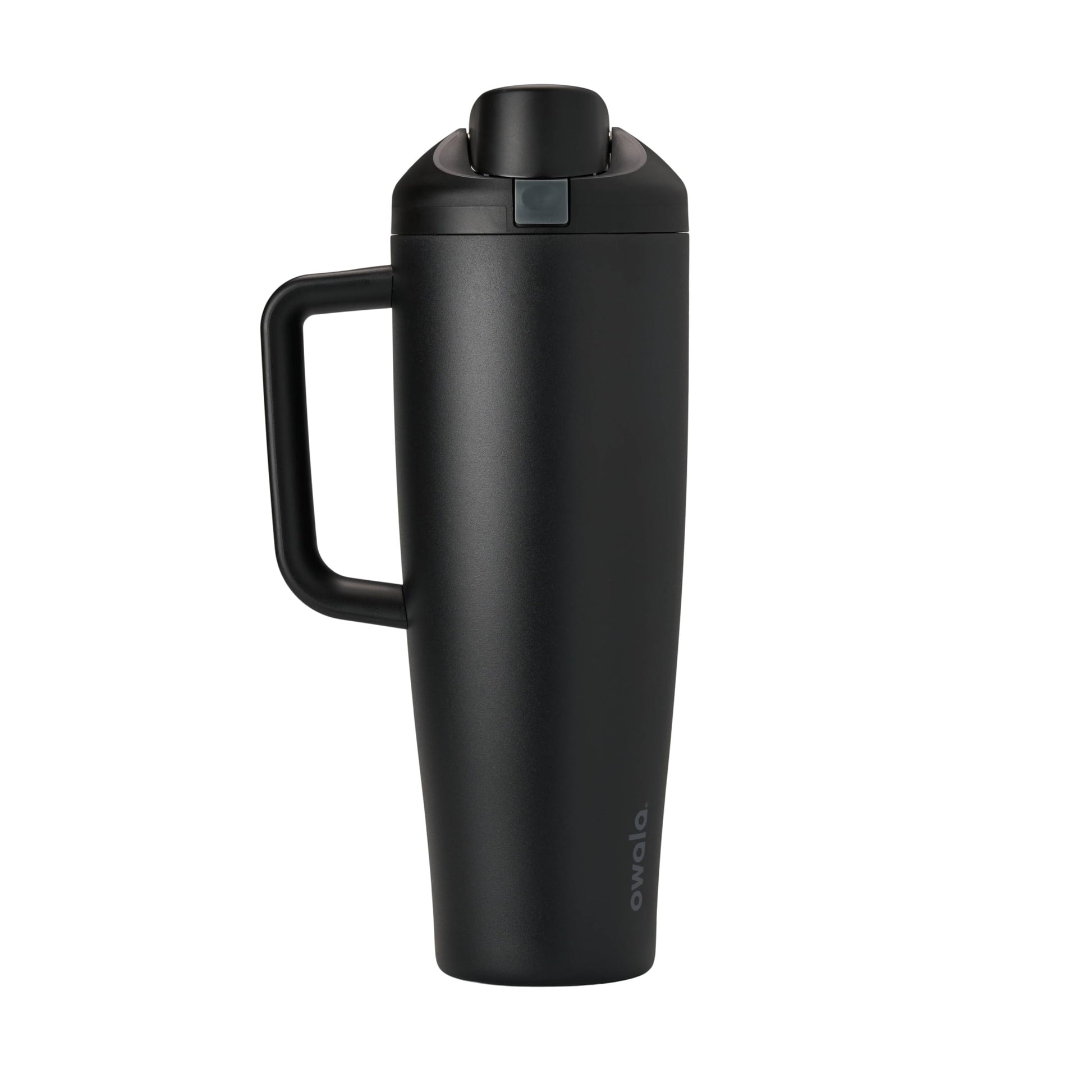 Owala FreeSip Tumbler Insulated Stainless Steel Water Bottle with Built-in Straw and Side Handle, For Travel, Work, School, and Sports, 40oz, BPA Free, Leak Proof, Foggy Tide