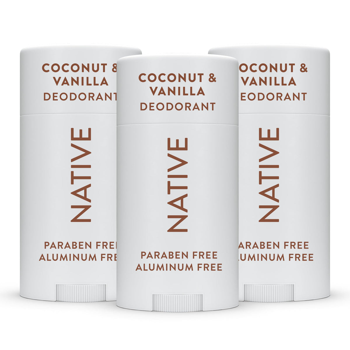 Native Deodorant Contains Naturally Derived Ingredients, 72 Hour Odor Control | Deodorant for Women and Men, Aluminum Free with Baking Soda, Coconut Oil and Shea Butter | Coconut & Vanilla