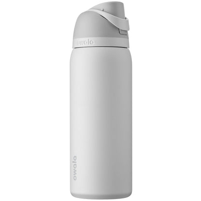 Owala FreeSip Insulated Stainless Steel Water Bottle with Straw, BPA-Free Sports Water Bottle, Great for Travel, 24 Oz, Black Cherry