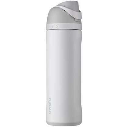 Owala FreeSip Insulated Stainless Steel Water Bottle with Straw, BPA-Free Sports Water Bottle, Great for Travel, 24 Oz, Black Cherry
