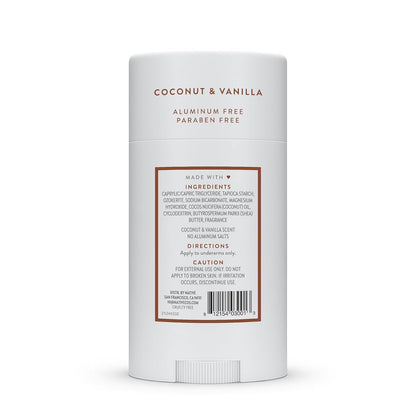 Native Deodorant Contains Naturally Derived Ingredients, 72 Hour Odor Control | Deodorant for Women and Men, Aluminum Free with Baking Soda, Coconut Oil and Shea Butter | Coconut & Vanilla