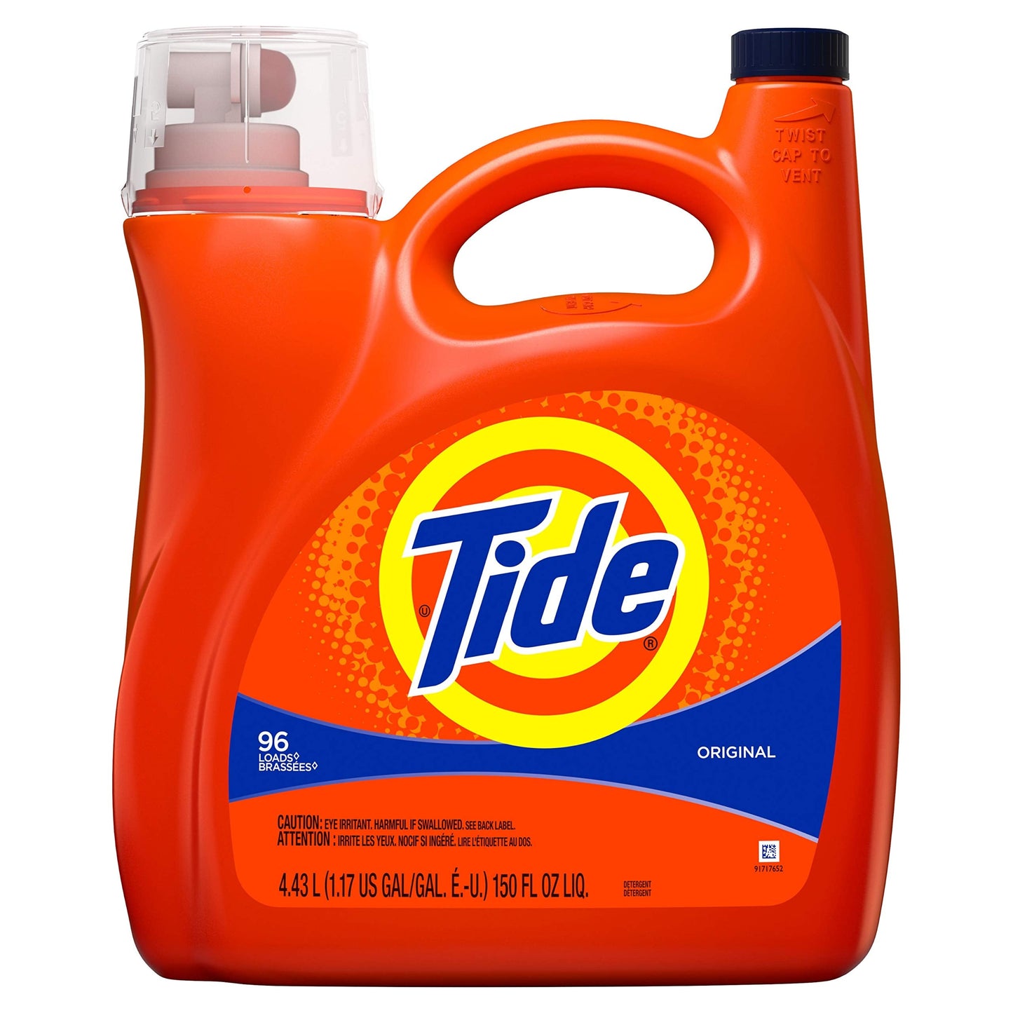 Tide Laundry Detergent Liquid, Original Scent, 64 Loads, 80 FL OZ, Works on 100% of Common Stains, Laundry Soap, Liquid Laundry Detergent